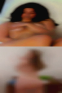 Bored nude woman by small talk.
